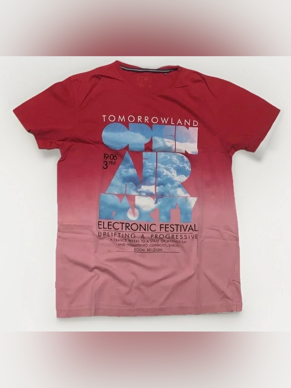 Tomorrowland T-shirt Size Large Tie Dye Festival Tee 06 Trance EDM Techno